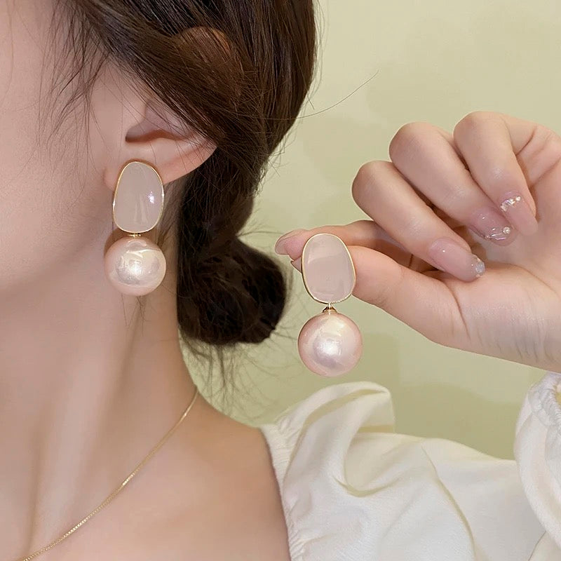 Classic Elegant Imitation Pearl Dangle Earrings For Women - Tuzzut.com Qatar Online Shopping