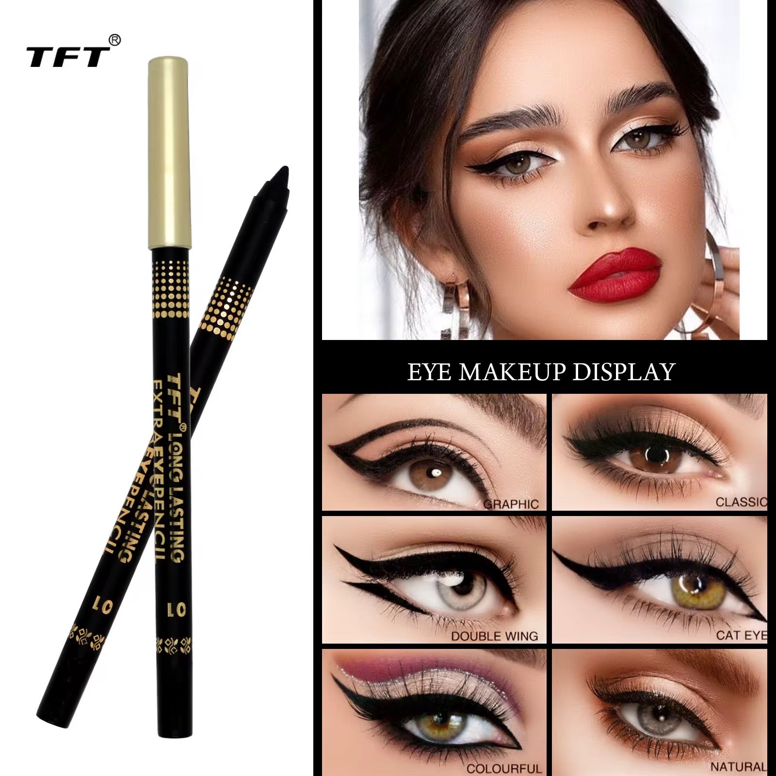TFT Eyeliner Pencil F24 Long Lasting ExtraEyePencil