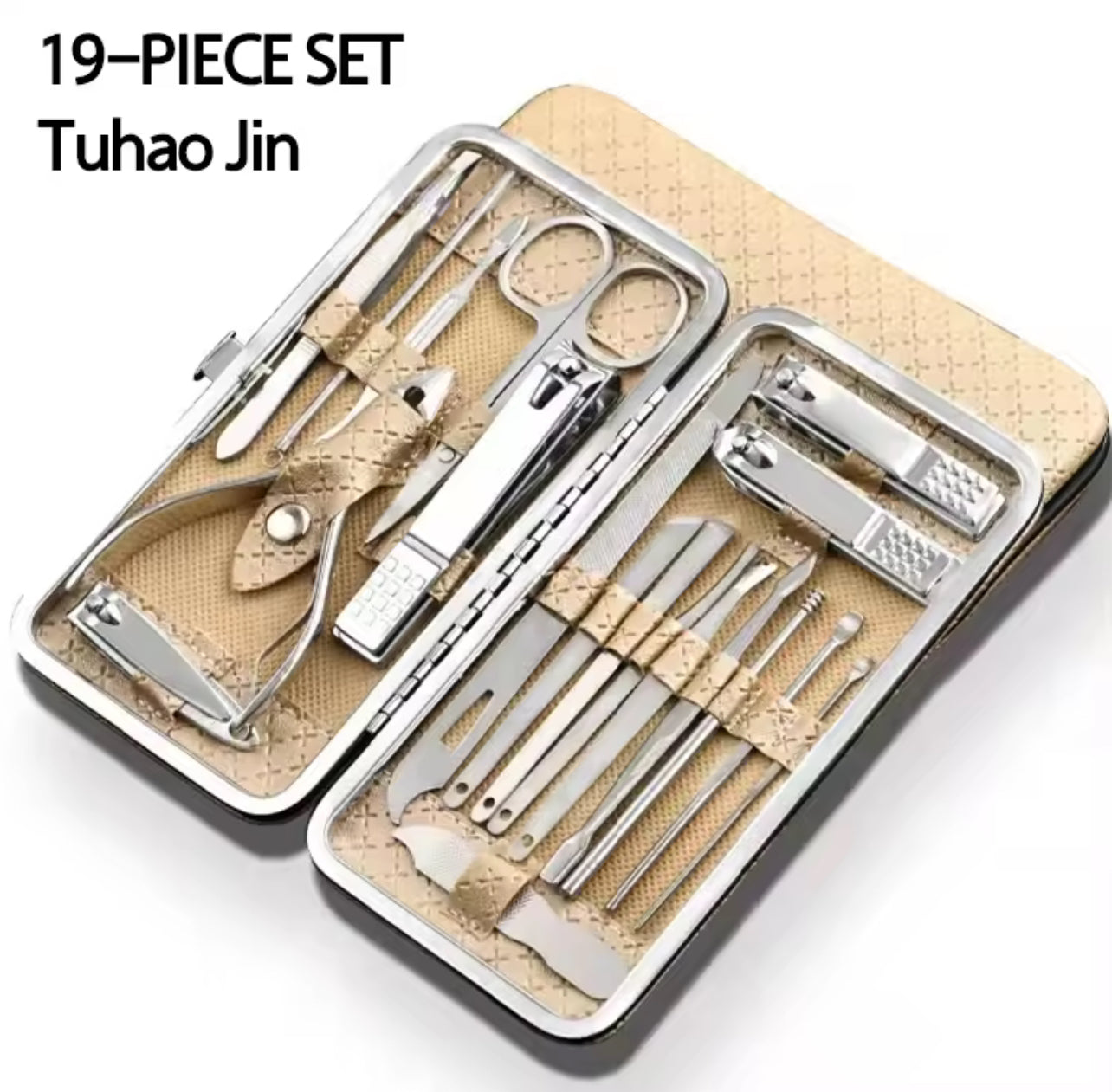 19pcs Nail Cutter Set Stainless Steel Nail Clippers Set 539522 19pcs Nail Cutter Set Stainless Steel Nail Clippers Set 539522