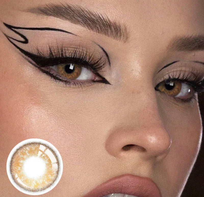 Unibling Yellowstone Contact Lenses for Eyes (1 Pair) - TUZZUT Qatar Online Shopping