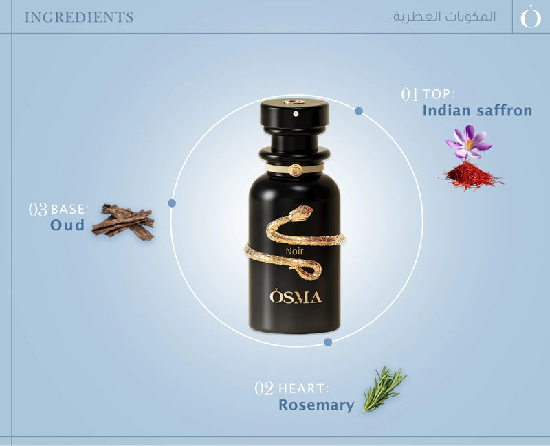 Osma Noir EDP Perfume 100ml by Osma Perfumes - TUZZUT Qatar Online Shopping