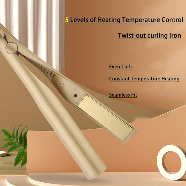 2 in 1 Hair Curling Iron Hair Straightener S357417 - TUZZUT Qatar Online Shopping