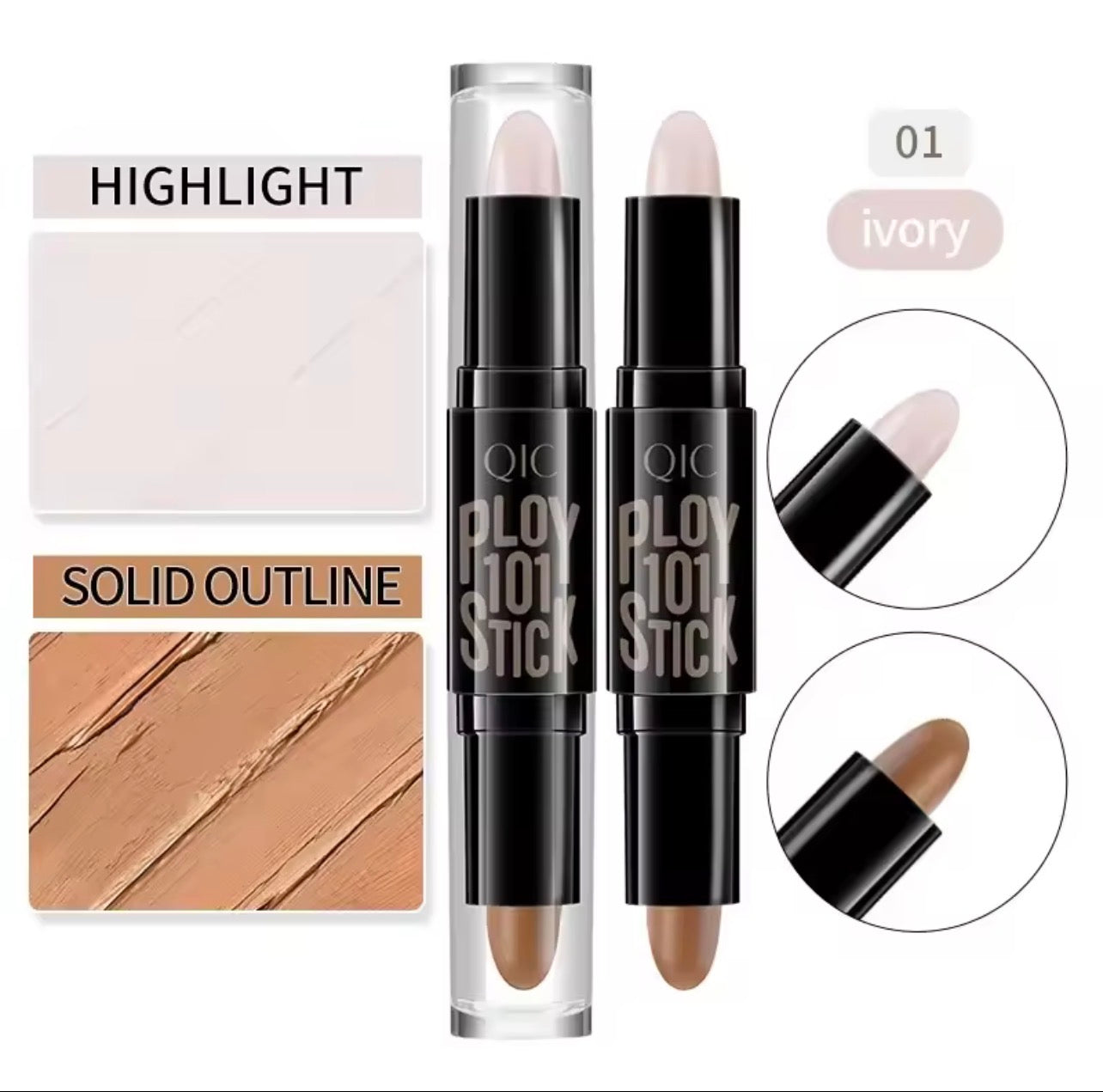 QIC 1Pc Beauty Tools highlight 414316 QIC 1Pc Beauty Tools highlight 414316