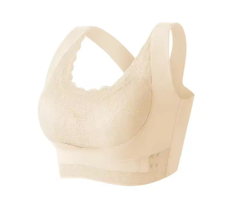 Women Bra Shockproof Hollow Out Back Elastic Push-up Lingerie Soft Breathable Padded Wireless Lady Sport Bra 80881 - TUZZUT Qatar Online Shopping