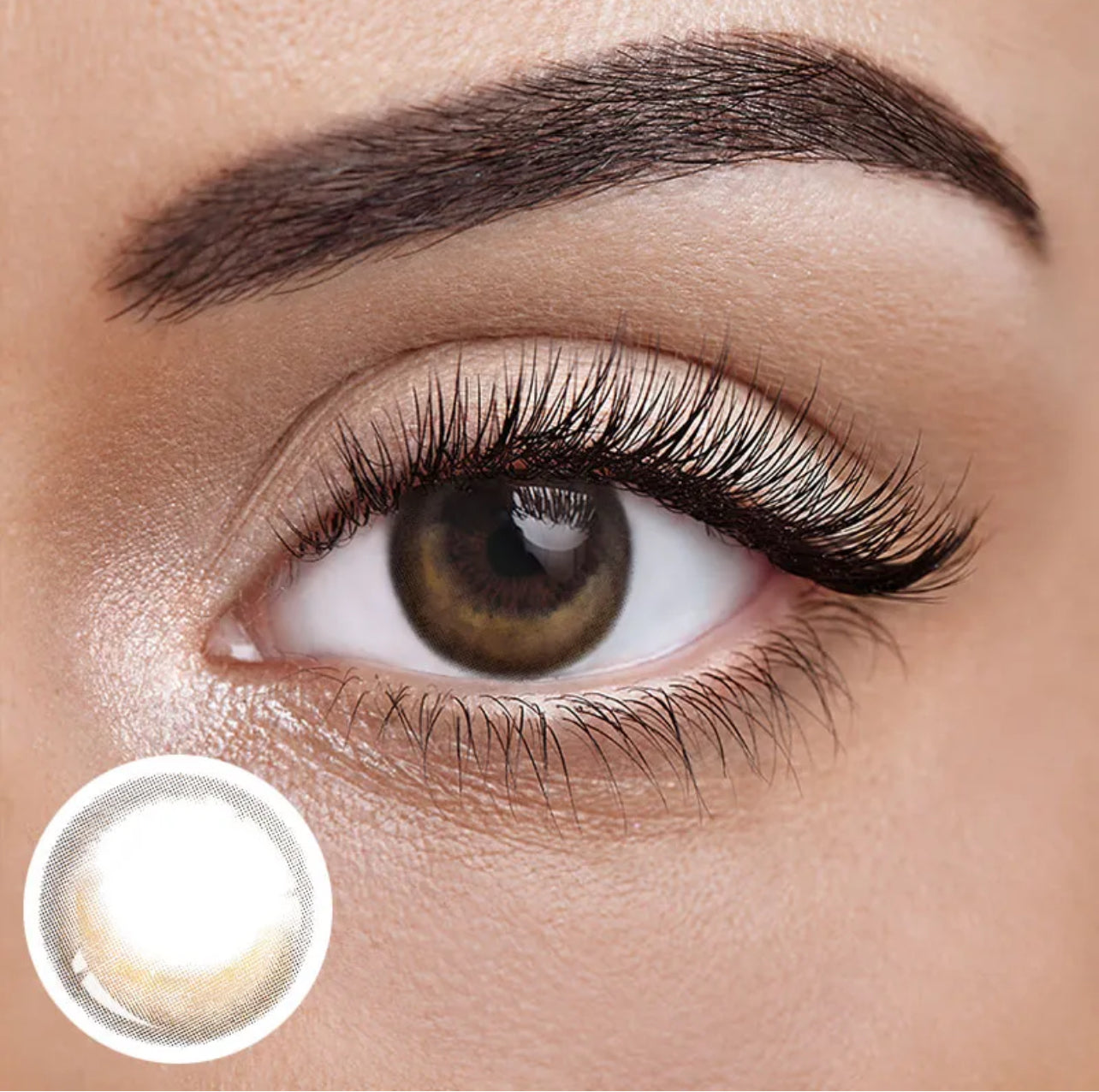 Unibling Halfmoon Gloss Contact Lenses for Eyes (1 Pair) Unibling Halfmoon Gloss Contact Lenses for Eyes (1 Pair)
