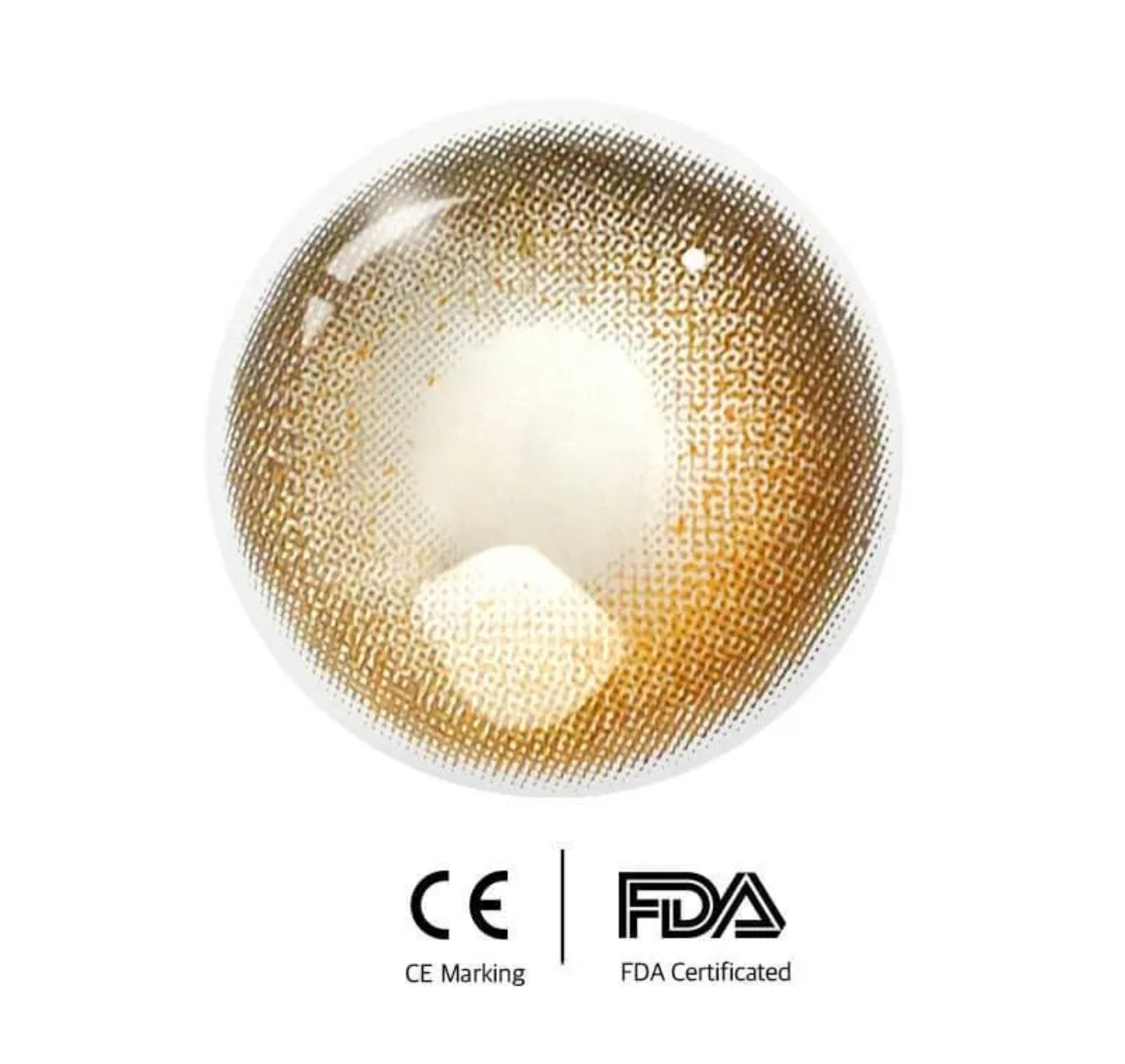 Unibling Crescent of Light Contact Lenses for Eyes (1 Pair) Unibling Crescent of Light Contact Lenses for Eyes (1 Pair)