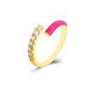 Women Fashion Colourfull Open Rings - Tuzzut.com Qatar Online Shopping