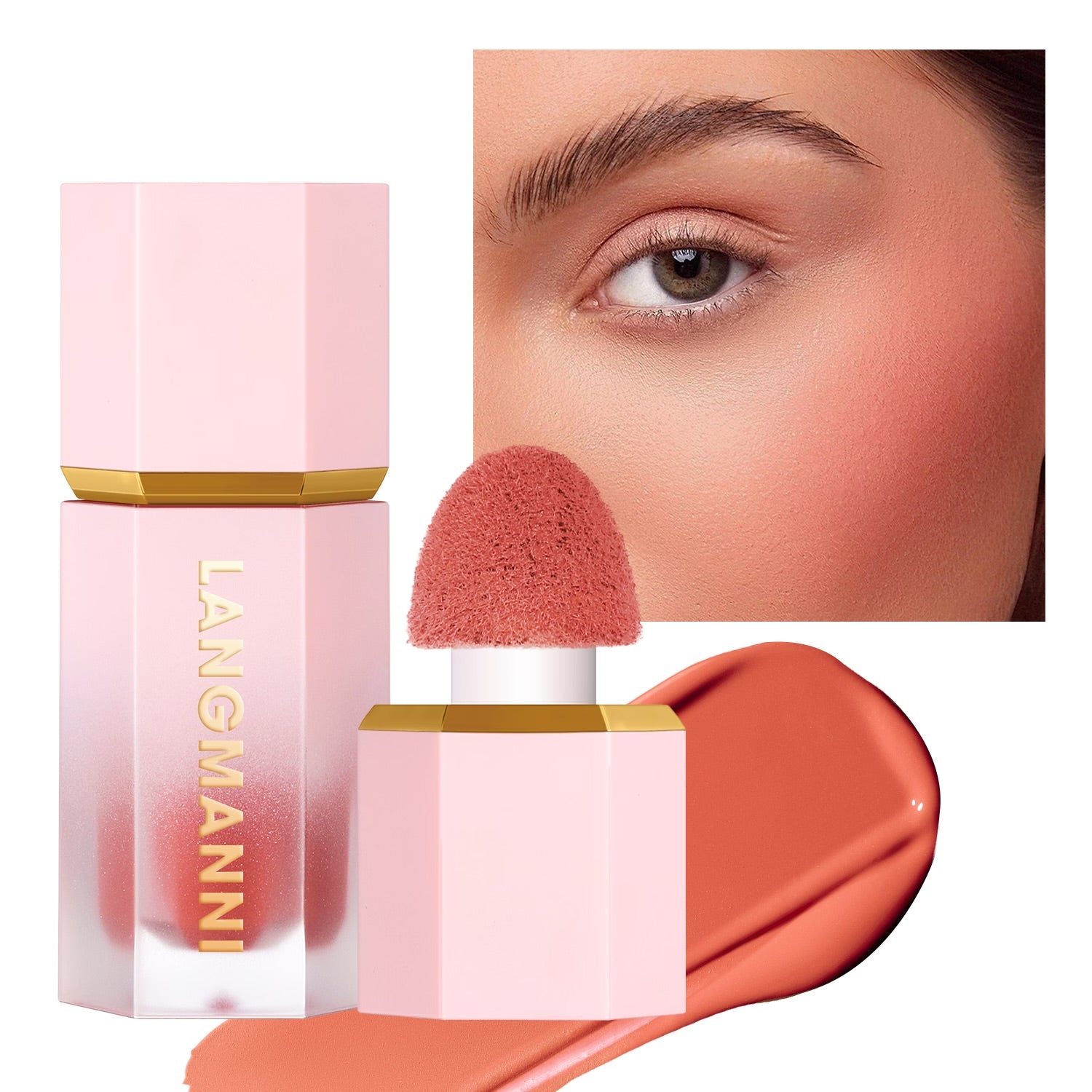 LANGMANNI 1Pc Beauty Tools Powder Blusher 412973 LANGMANNI 1Pc Beauty Tools Powder Blusher 412973