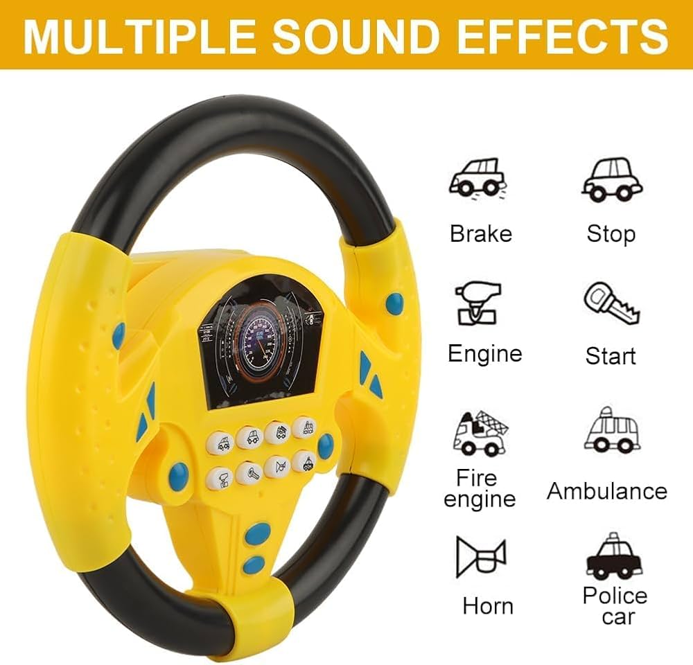 Multifunctional Steering Wheel Toy for Kids 1534118 Multifunctional Steering Wheel Toy for Kids 1534118