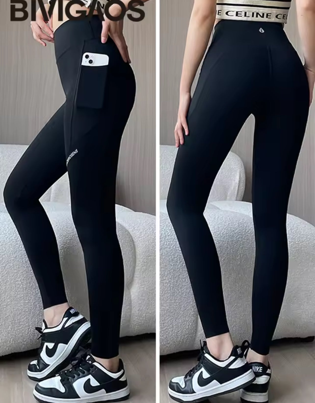 Side Pocket Shark Leggings Women 5226(WAA0242BE) Side Pocket Shark Leggings Women 5226(WAA0242BE)