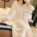 Women 's Long Sleeve Sleep Dress M 588366 - TUZZUT Qatar Online Shopping