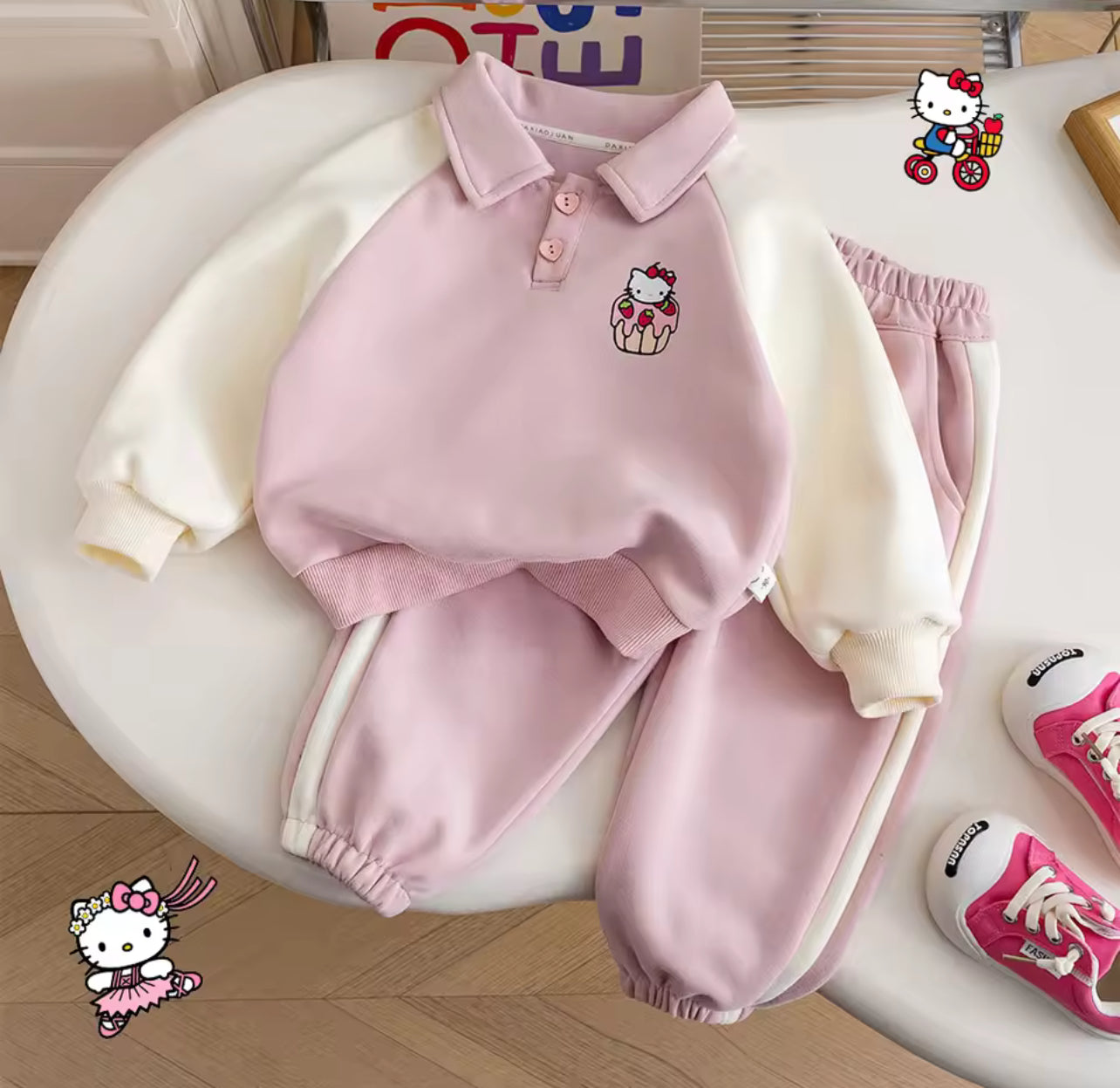 Hellokitty Cartoon Kawaii Princess Girl Spring Autumn Set 1752295 Hellokitty Cartoon Kawaii Princess Girl Spring Autumn Set 1752295
