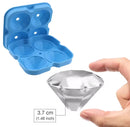 Ice Cubes Trays Silicone Diamonds‑Shape Ice Molds S3527003 - TUZZUT Qatar Online Shopping