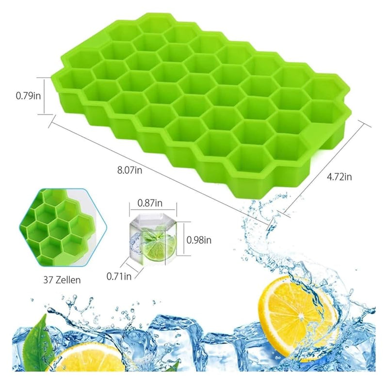 Ice Cube Tray Honeycomb Shape Silicone Tray S4177604 - TUZZUT Qatar Online Shopping