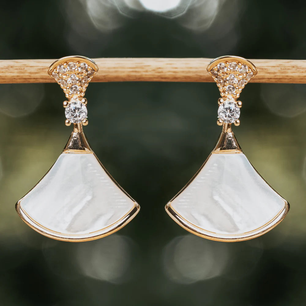 Heaven Zircon and Shell Earrings ER52 Heaven Zircon and Shell Earrings ER52