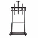 Skill Tech Economy Heavy-Duty Steel Tv Trolley Stand with Shelf - SH 75B FS (For Most 32" ~ 75") - Tuzzut.com Qatar Online Shopping