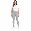 Women’s Light Grey High-Waisted Full-Length Leggings 163346