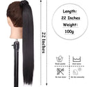 GIRL Synthetic Hair 22'' Long Straight Ponytail Wrap Around Ponytail Clip in Hair Extensions  S4804059 - TUZZUT Qatar Online Shopping