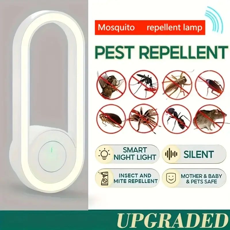 USB Electronic Insect Repellent Night Lamp for Mosquitoes, Mice, Cockroaches, and Spiders USB Electronic Insect Repellent Night Lamp for Mosquitoes, Mice, Cockroaches, and Spiders