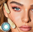 Unibling Vika Blue Contact Lenses for Eyes (1 Pair) - TUZZUT Qatar Online Shopping