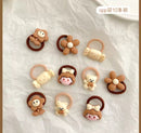10Pcs/Set Girls Cute Cartoon Flower Kid Elastic Hair Rubber Band  1640702 - TUZZUT Qatar Online Shopping