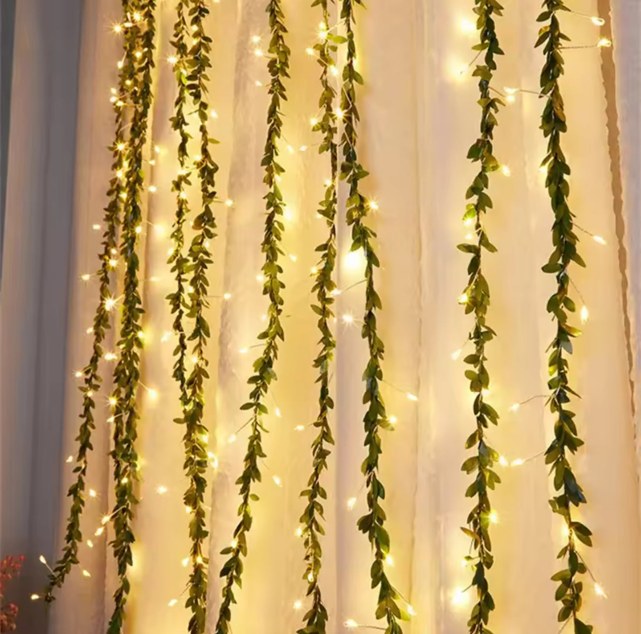 500cm Artificial Greenery Flower String Lights Battery Operated Decor S2490970 500cm Artificial Greenery Flower String Lights Battery Operated Decor S2490970