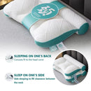 Orthopedic Bed Pillow Ergonomic Cervical Support Anti-traction Goose Down Pillow 40x58cm - TUZZUT Qatar Online Shopping
