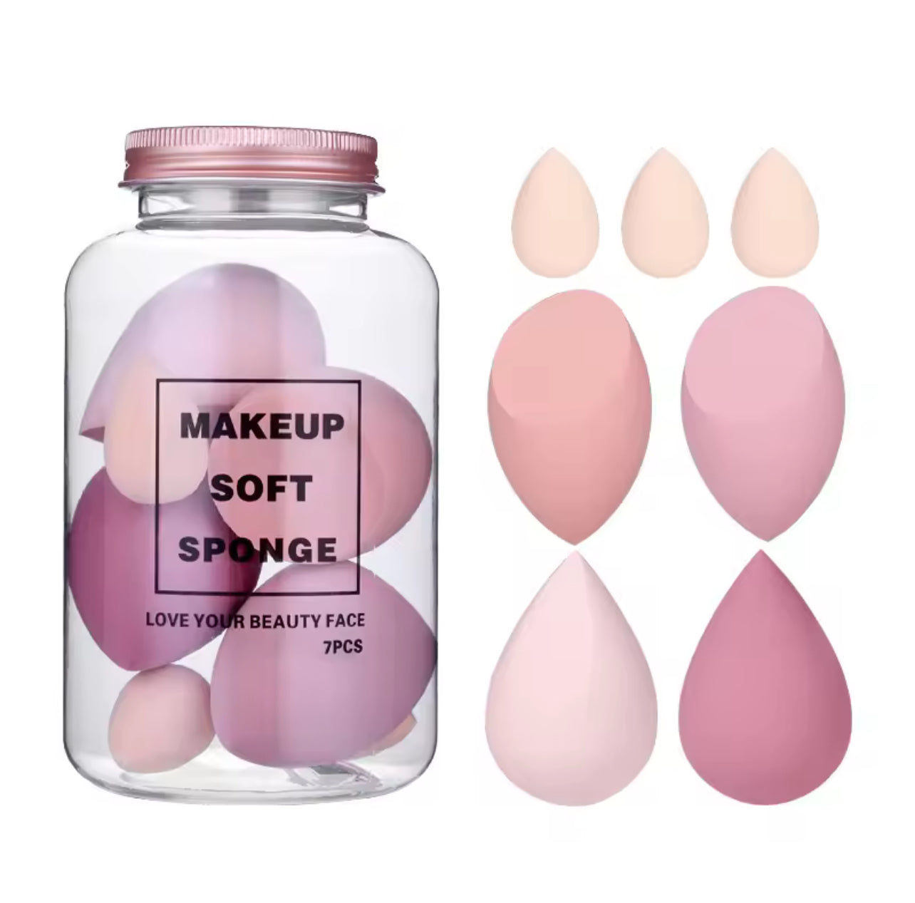 7Pcs/Set Makeup Sponge Set 459435 7Pcs/Set Makeup Sponge Set 459435