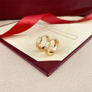 Earrings Women's Luxury Gold Earrings Personality Design Sense Simple Earrings - Tuzzut.com Qatar Online Shopping
