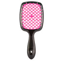 Vented Hair Brush Styling Tools Large Plate Combs Massage Girls Ponytail Comb S3213820 - TUZZUT Qatar Online Shopping