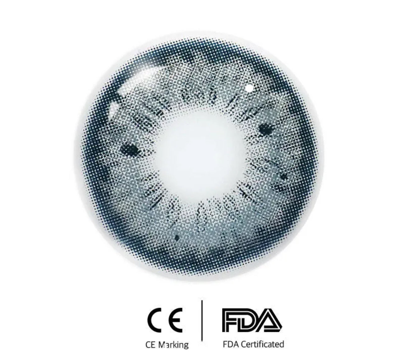 Unibling Iffy Blue Contact Lenses for Eyes (1 Pair) Unibling Iffy Blue Contact Lenses for Eyes (1 Pair)