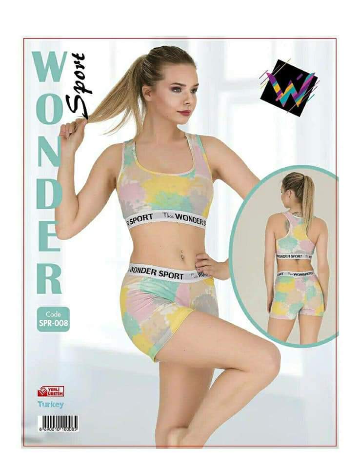 Women's Wonder Sportswear Fitness Set - Made in Turkey - Tuzzut.com Qatar Online Shopping