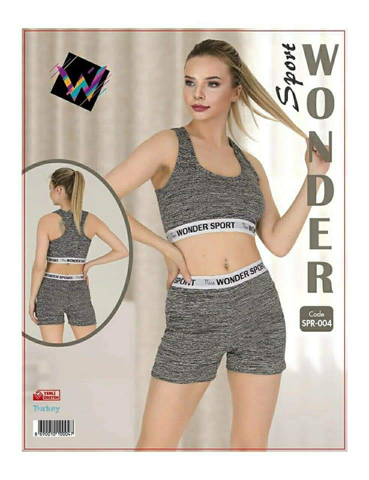 Women's Wonder Sportswear Fitness Set - Made in Turkey - Tuzzut.com Qatar Online Shopping