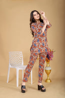 Women's Cotton Polyester Mix Fabric Printed Night suit Pajama Co-Ord Set - VKT1000 - TUZZUT Qatar Online Shopping