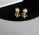 DG Letter Womens Earrings S074266 - TUZZUT Qatar Online Shopping
