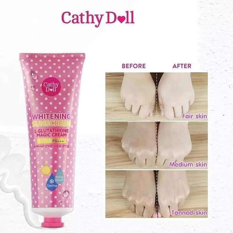 Cathy Doll L-Glutathione Magic Cream Sunscreen SPF 50 - Tuzzut.com Qatar Online Shopping