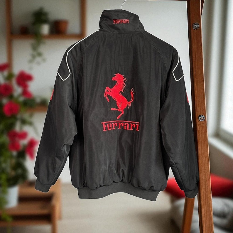 Stylish Black Bomber Racing Jacket 1306 Stylish Black Bomber Racing Jacket 1306