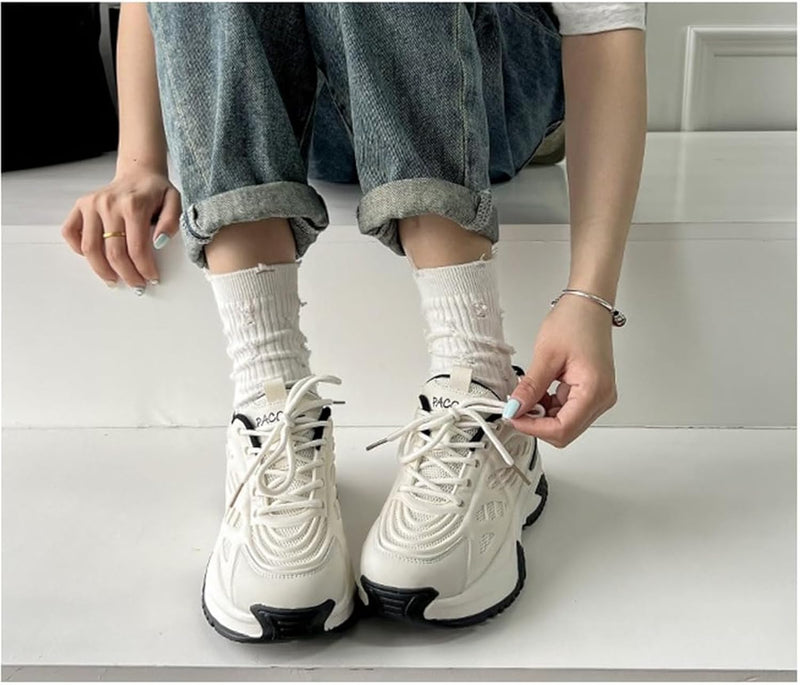 Thick Bottom Daddy Shoes Women's 436357 - TUZZUT Qatar Online Shopping