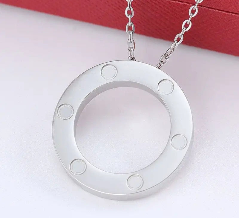 Boho Long Chain Necklace Circle Hollow Metal Stick Pendant Necklaces For Women Fashion Neck Jewelry - S1552292 - Tuzzut.com Qatar Online Shopping
