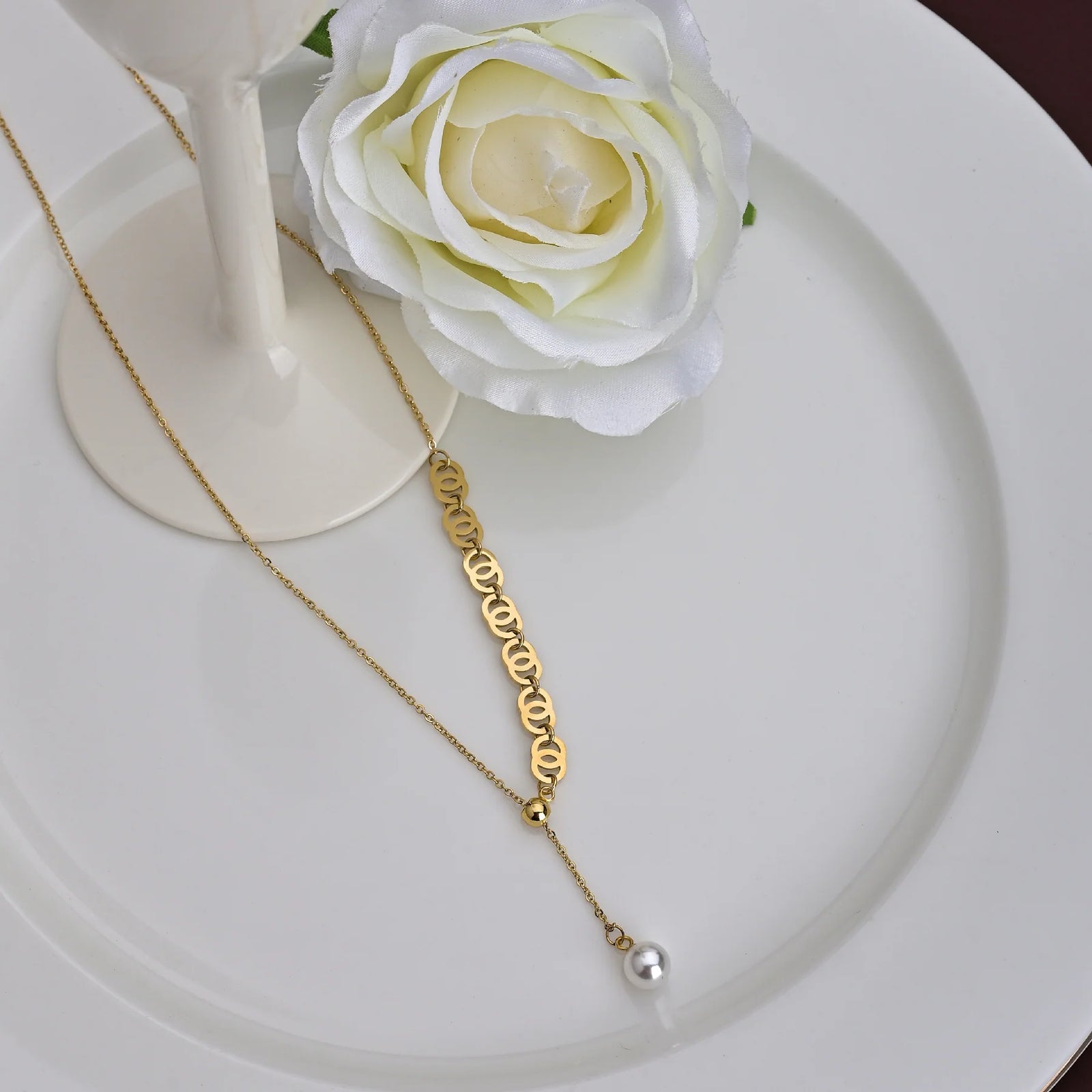 Minimalist Pearl Necklace PN899 Minimalist Pearl Necklace PN899