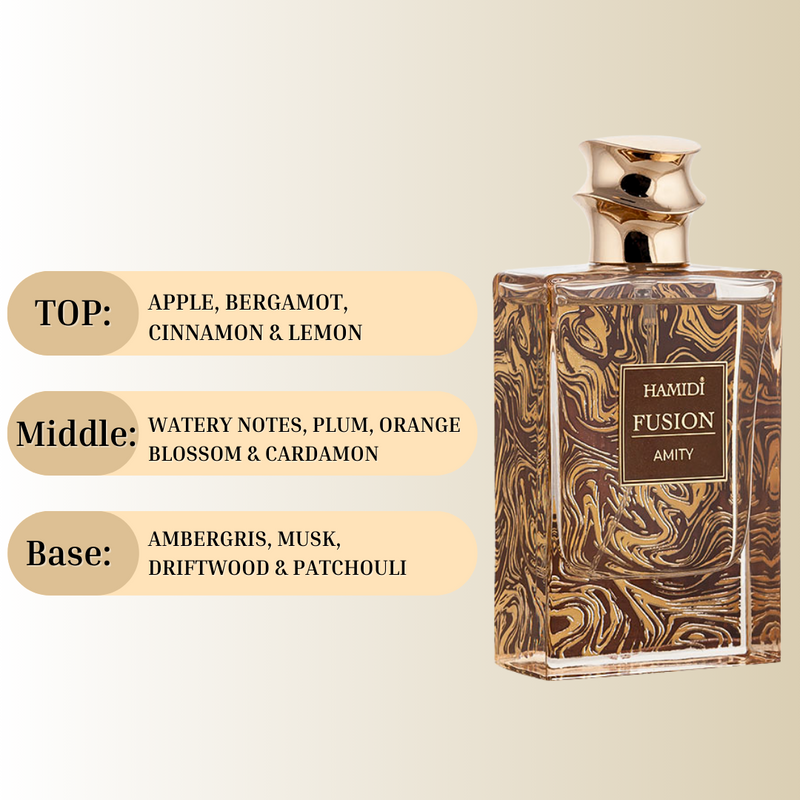 Hamidi FUSION AMITY EDP Spray Perfume 85ml