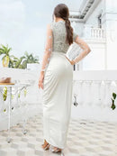 Fashion Elegant Sexy Bag Hip Midi Casual Dress Women Black Retro Gazue Sequins Long Sleeved Female Dresses Party Club Dress K11V1B - Tuzzut.com Qatar Online Shopping