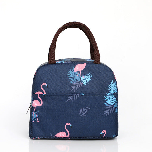 Fashion Pattern Cooler Lunch Bag Insulated Thermal Food Portable Lunch Box Functional Food Picnic Lunch Bags For Women Kids S4583481 - Tuzzut.com Qatar Online Shopping