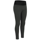 High-Waist Solid Hip-Lifting Yoga Tights - Slim Fitting Running Workout Yoga Pants B-91075 - Tuzzut.com Qatar Online Shopping