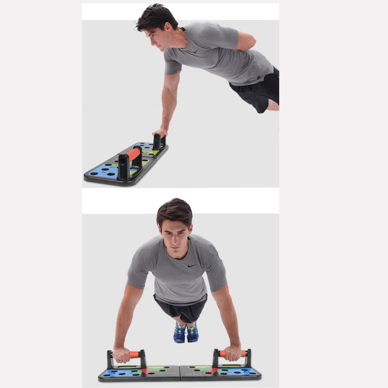Foldable Push Up Board | Fitness Workout Train | Gym Exercise Pushup Stands - TUZZUT Qatar Online Shopping