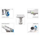 Heavy-Duty Adjustable Movable Base with Locking Casters For Washing Machine, Refrigerator and Dryer -SH MS05FS - Tuzzut.com Qatar Online Shopping