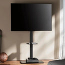 TV Floor Stand With Single Shelf - SH 18FS (Fits Most 37" ~ 70" Screen, Weight Capacity 40kg) - TUZZUT Qatar Online Shopping