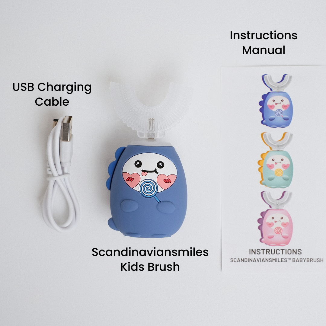 U-Shaped Automatic 360° Whitening Electric Toothbrush For Kids U-Shaped Automatic 360° Whitening Electric Toothbrush For Kids