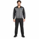 Men’s Charcoal Grey and Black Two-Piece Tracksuit NS77