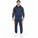 Men’s Navy & Orange Hooded Tracksuit Set – 2 Pieces NS76